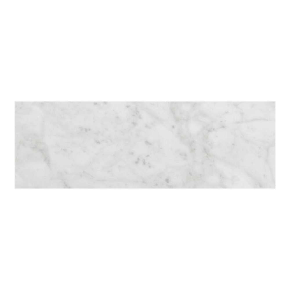 Borghese Carrara 4"x12" Bianco Marble Polished Tile