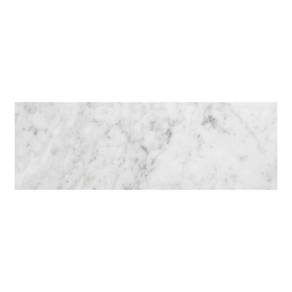 Borghese Carrara 4"x12" Bianco Marble Polished Tile