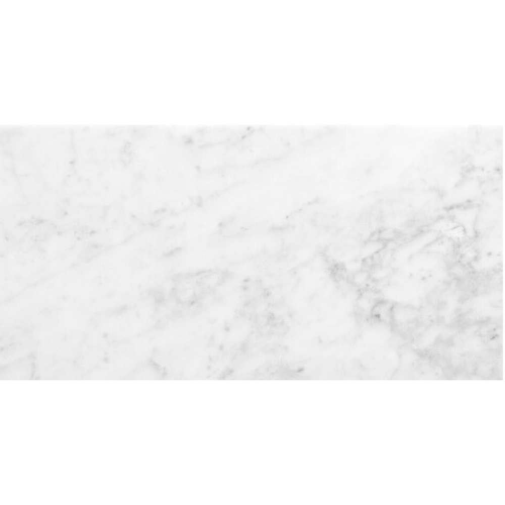Borghese Carrara 12"x24" Bianco Marble Polished Tile