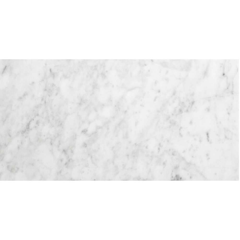 Borghese Carrara 12"x24" Bianco Marble Polished Tile