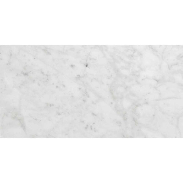 Borghese Carrara 12"x24" Bianco Marble Polished Tile