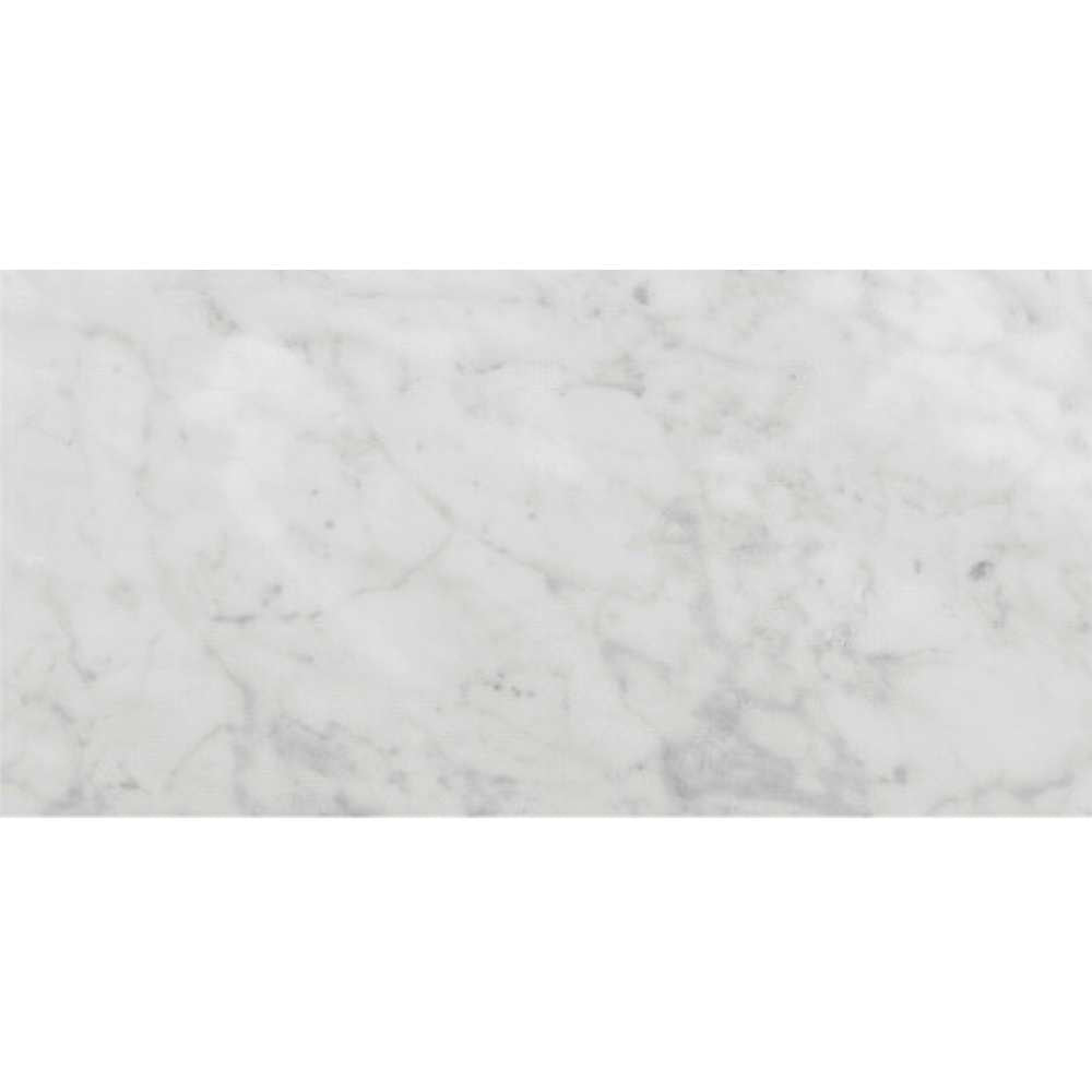 Borghese Carrara 12"x24" Bianco Marble Polished Tile