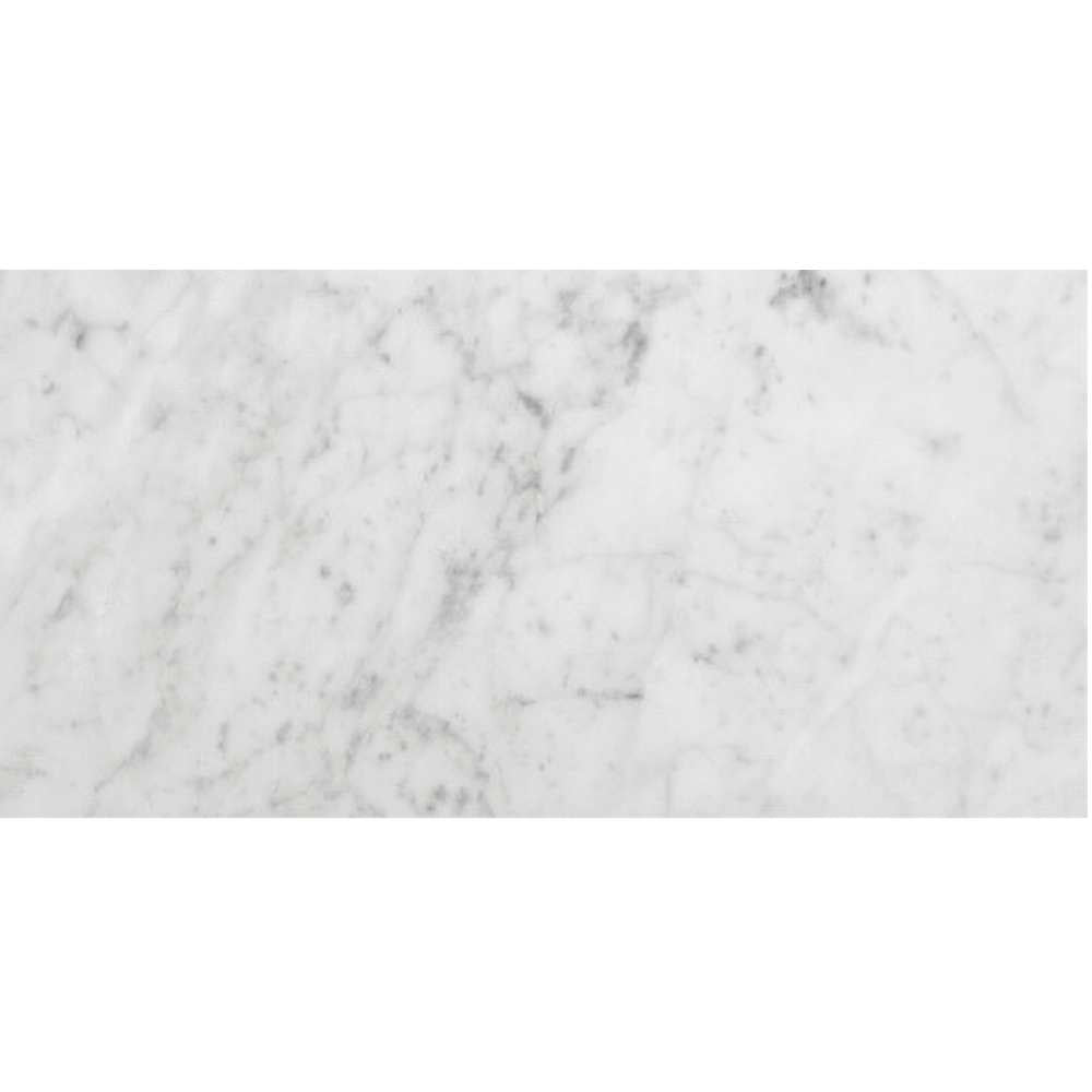 Borghese Carrara 12"x24" Bianco Marble Polished Tile