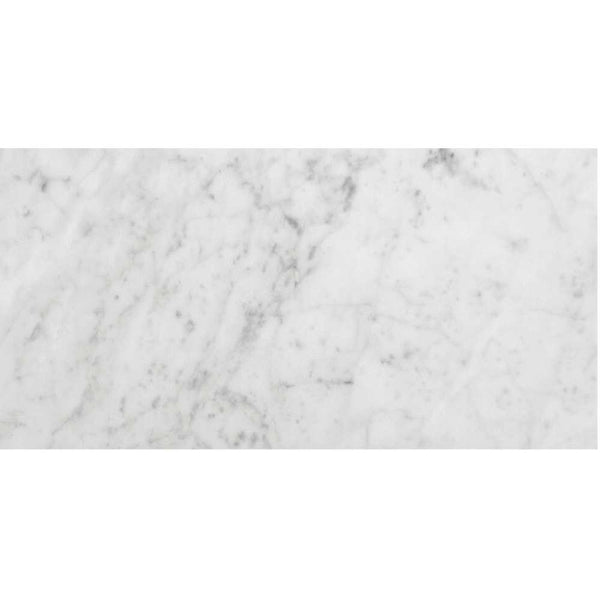 Borghese Carrara 12"x24" Bianco Marble Polished Tile