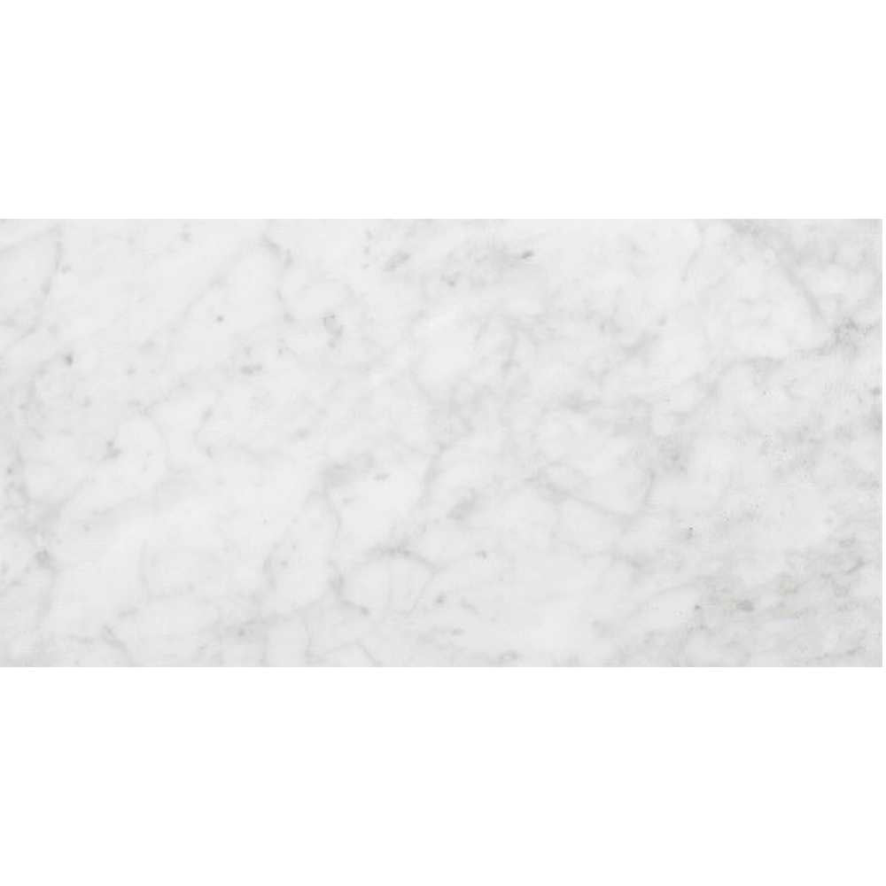 Borghese Carrara 12"x24" Bianco Marble Polished Tile