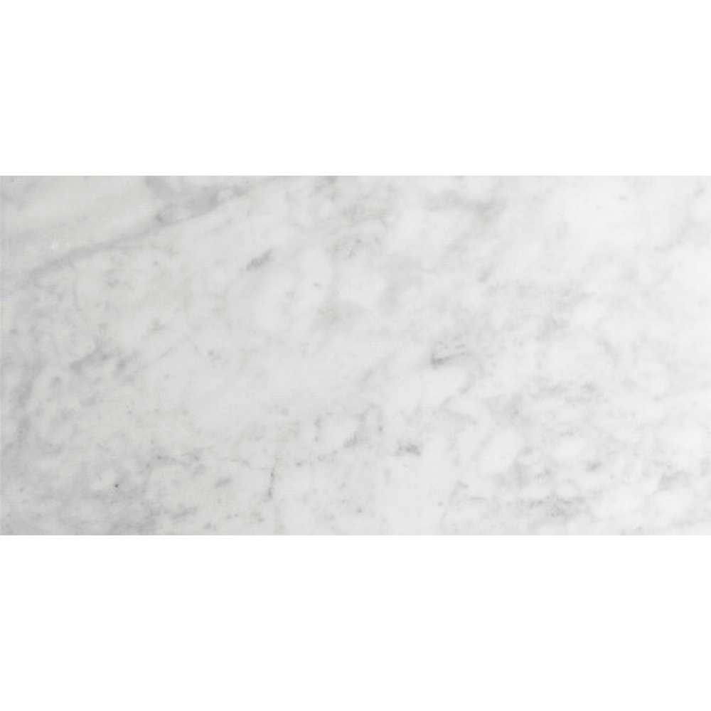 Borghese Carrara 12"x24" Bianco Marble Polished Tile