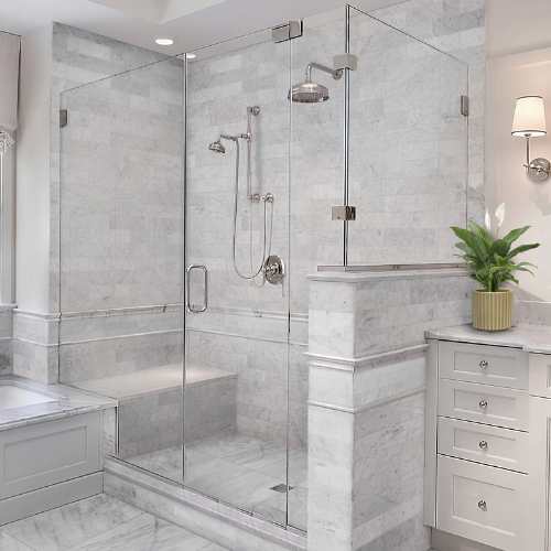 Borghese Carrara 12"x24" Bianco Marble Polished Tile