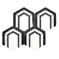 Argos Peak Hexagon Blanco Carrara 0.83 sf/