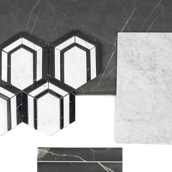 Argos Peak Hexagon Blanco Carrara 0.83 sf/