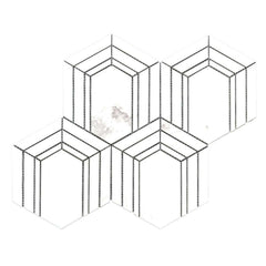 Argos Peak Hexagon Carrara & Thassos 0.83s
