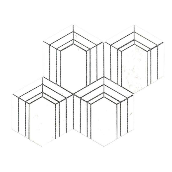 Argos Peak Hexagon Carrara & Thassos 0.83s