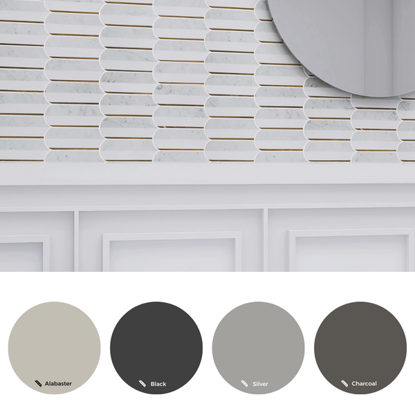 Mad Decade 12"x12" Marble Polished Mosaic