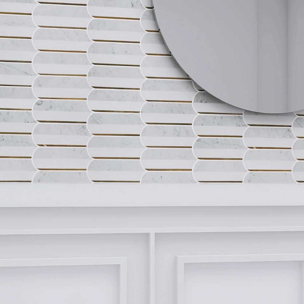 Mad Decade 12"x12" Marble Polished Mosaic