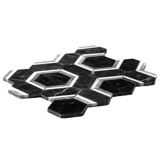 Pelta Orb Marble Polished Mosaic