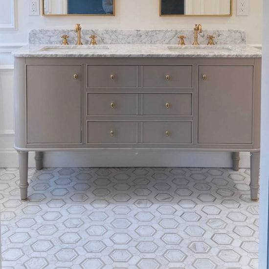 Pelta Orb Marble Polished Mosaic