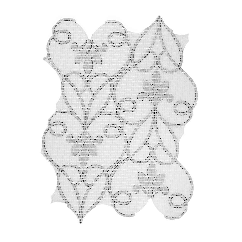 Floral Vault 9"x13" Pearl Mother of Pearl Polished Mosaic