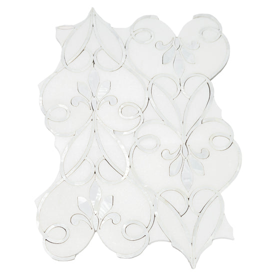 Floral Vault Marble Mosaic 0.81sf/sh