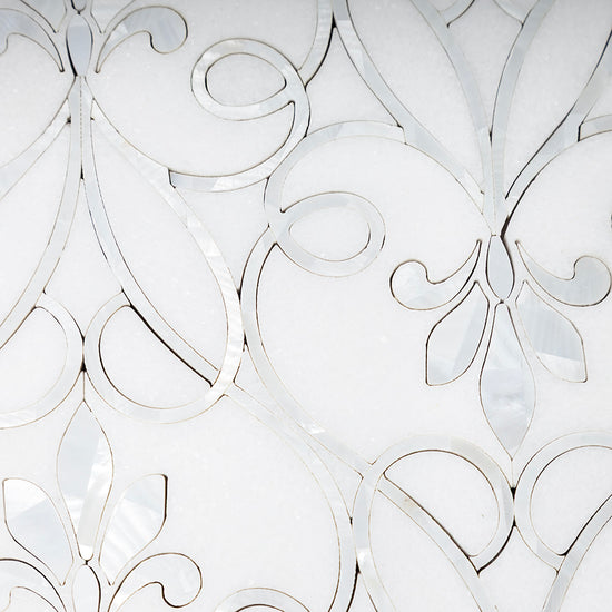 Floral Vault Marble Mosaic 0.81sf/sh