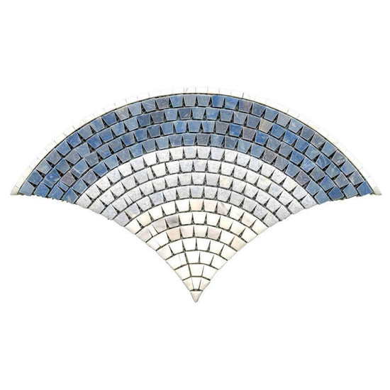 Brise Azules Marble Mosaic 0.50sf/sh