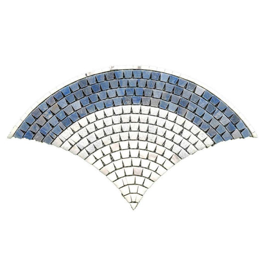 Brise Azules Marble Mosaic 0.50sf/sh