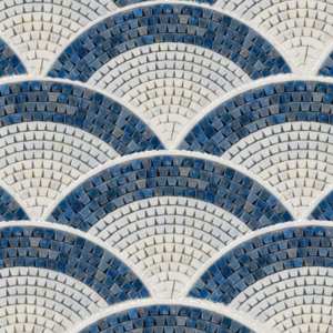 Brise 8" x 9" Azules Marble Polished Mosaic