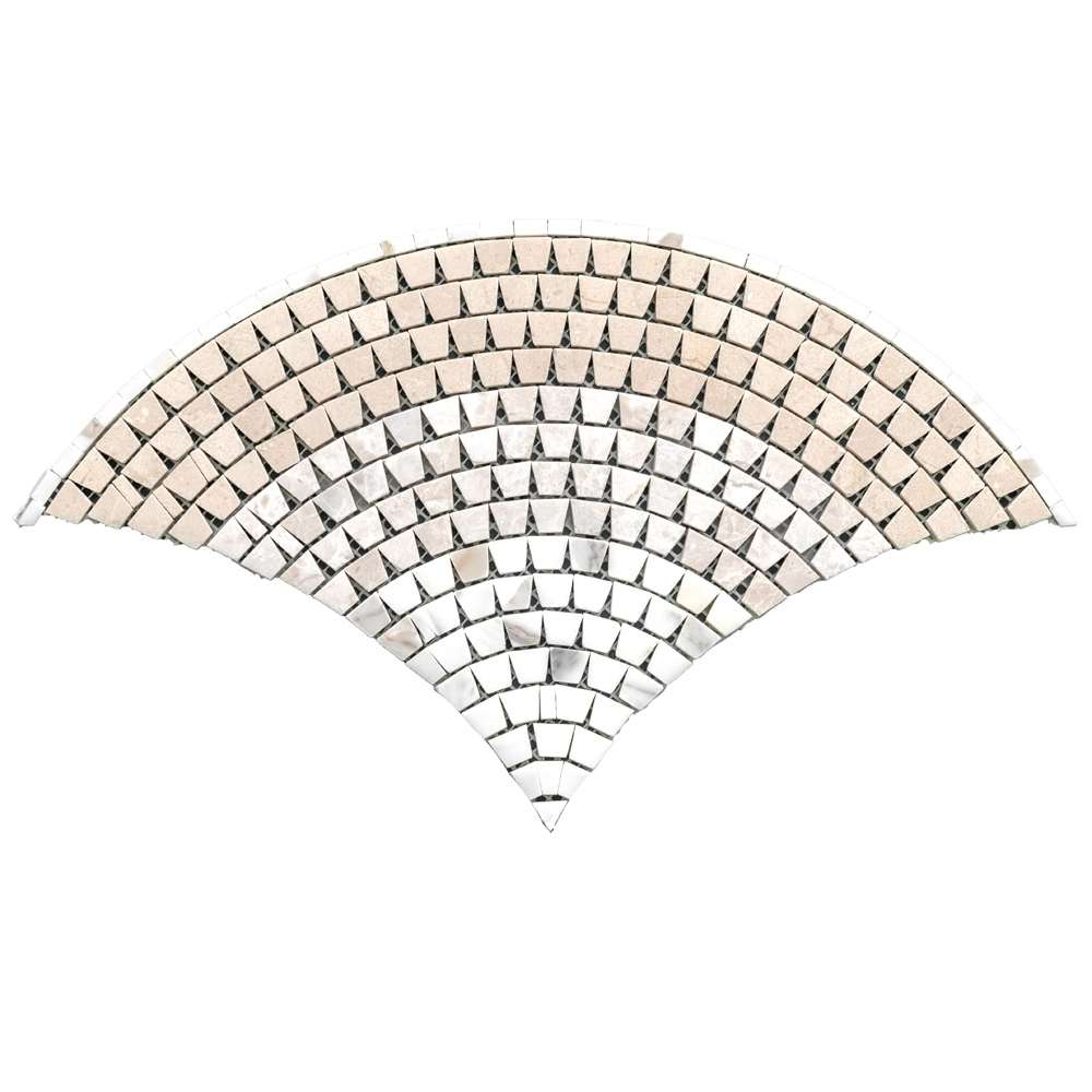 Brise Crema Marble Mosaic 0.50sf/sh