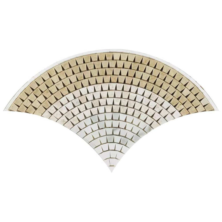 Brise Crema Marble Mosaic 0.50sf/sh