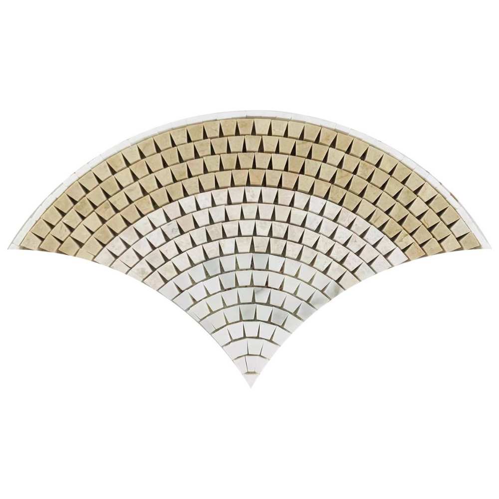 Brise 8"x9" Marble Polished Mosaic