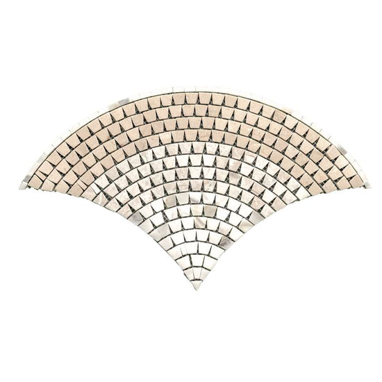 Brise 8"x9" Marble Polished Mosaic