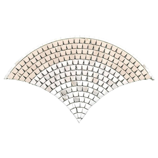 Brise Crema Marble Mosaic 0.50sf/sh
