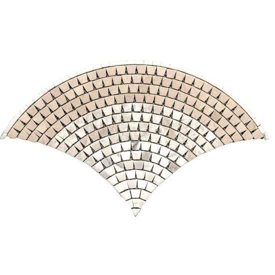Brise Crema Marble Mosaic 0.50sf/sh