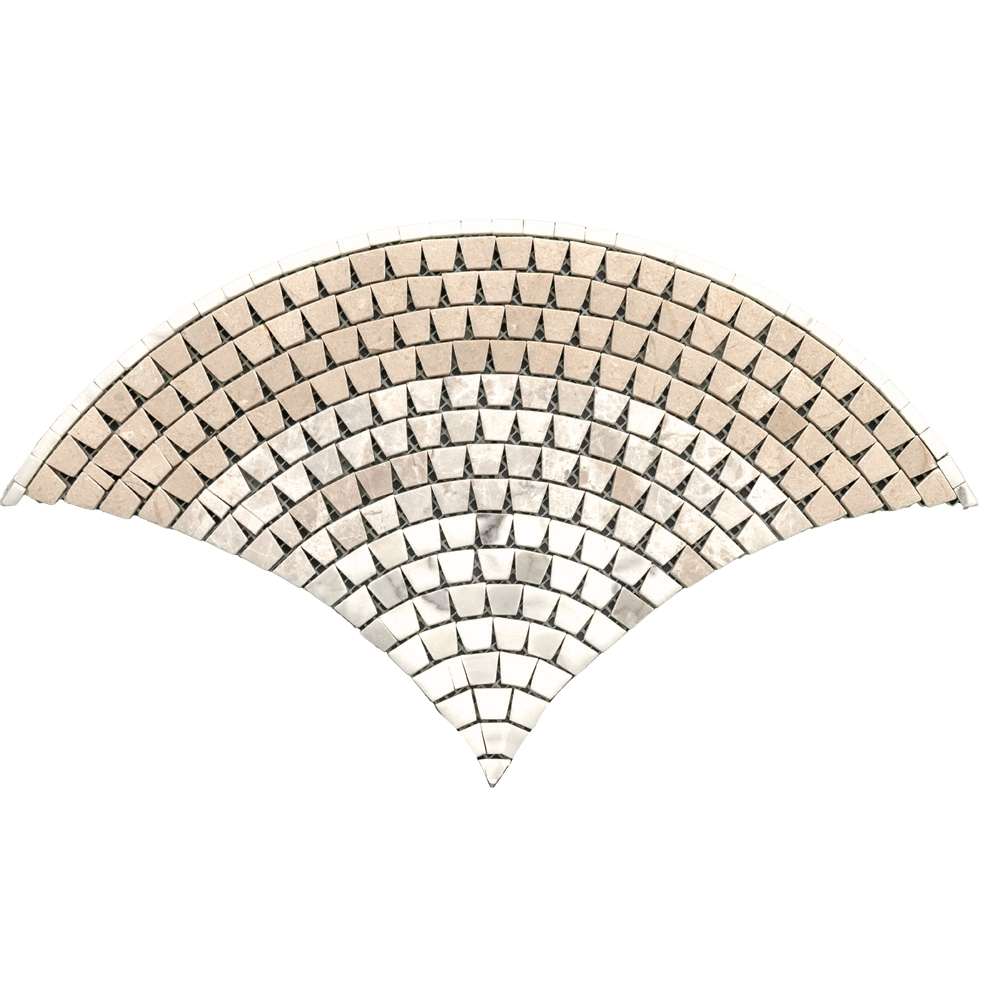 Brise 8"x9" Marble Polished Mosaic