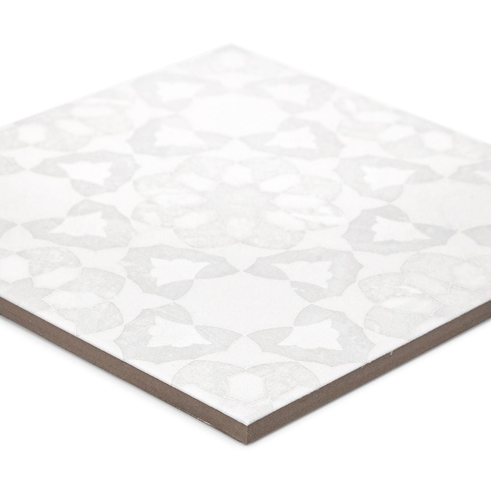Pageant 9"x9" Blanco Porcelain Matte Tile