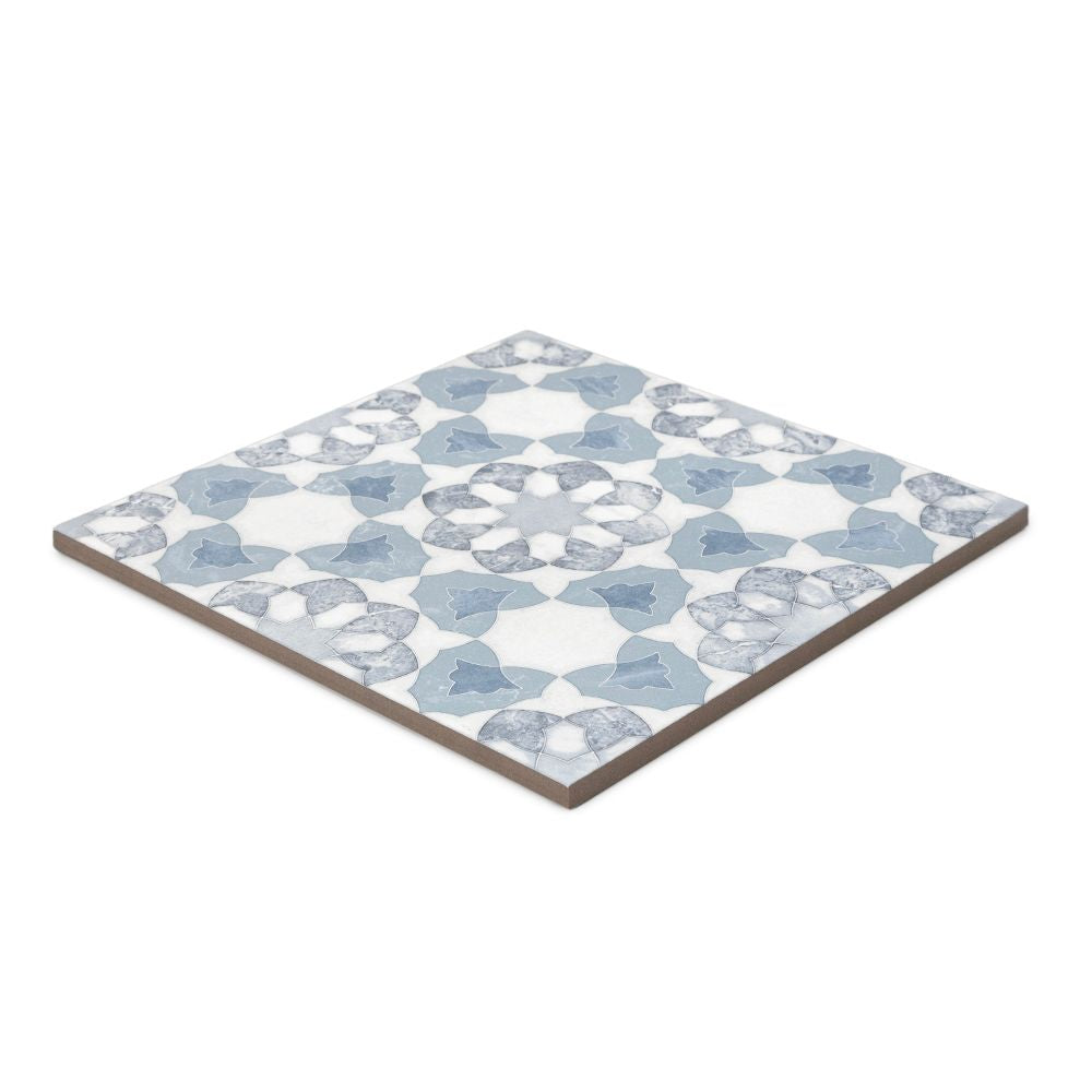 Pageant 9"x9" Azul Porcelain Matte Tile