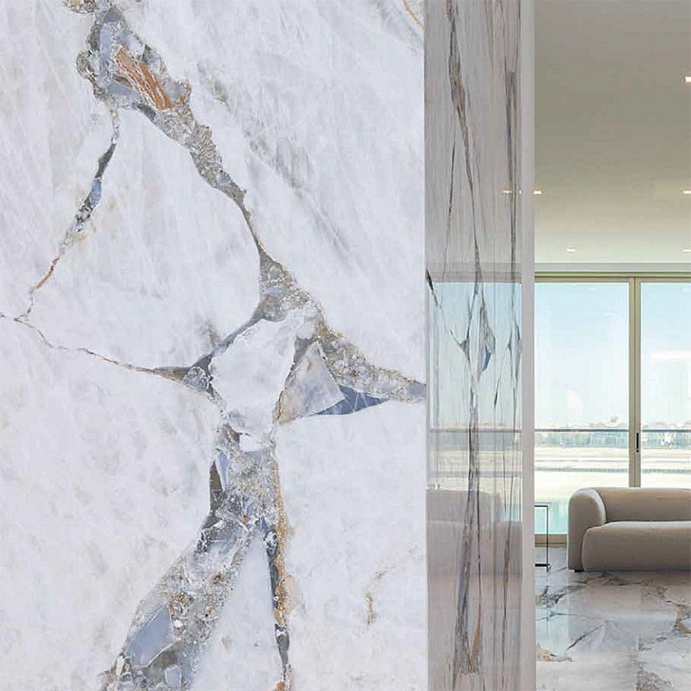 Geode 24"x48" Bright Precious Porcelain Polished Tile