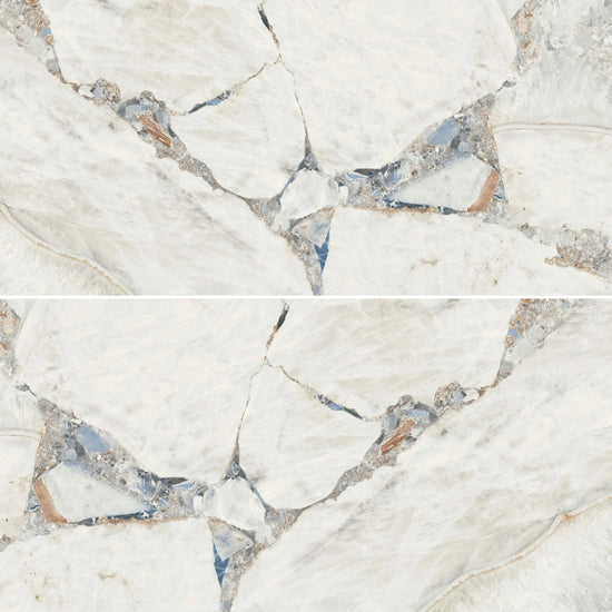 Geode 24"x48" Bright Precious Porcelain Polished Tile