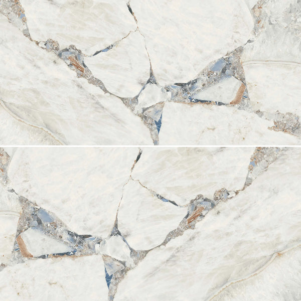 Geode 24"x48" Bright Precious Porcelain Polished Tile