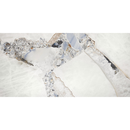 Geode 24"x48" Bright Precious Porcelain Polished Tile