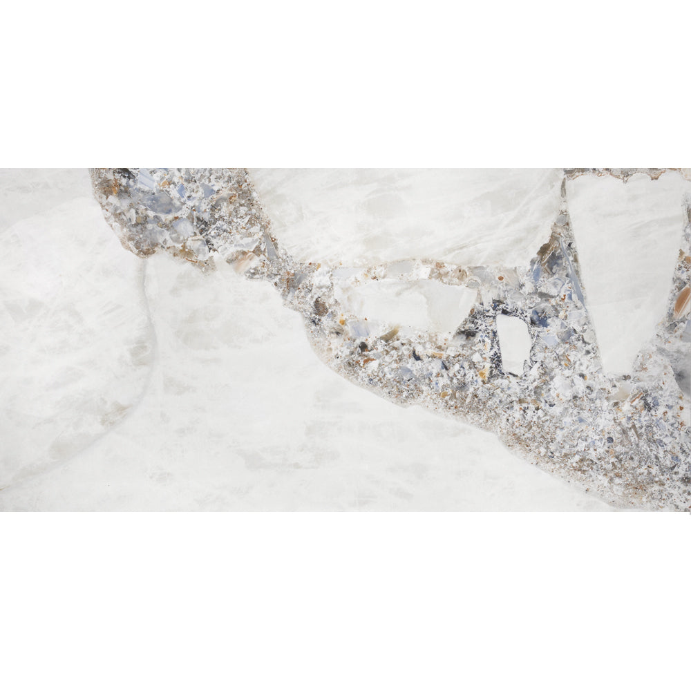Geode 24"x48" Bright Precious Porcelain Polished Tile