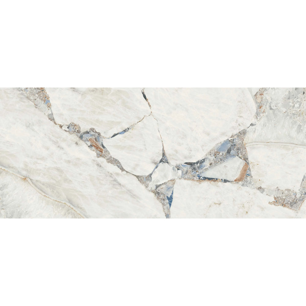 Geode 24"x48" Bright Precious Porcelain Matte Tile