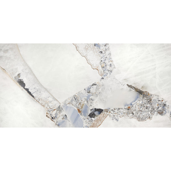 Geode 24"x48" Bright Precious Porcelain Matte Tile