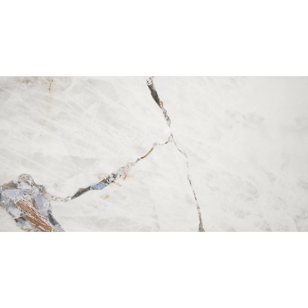 Geode 24"x48" Bright Precious Porcelain Matte Tile