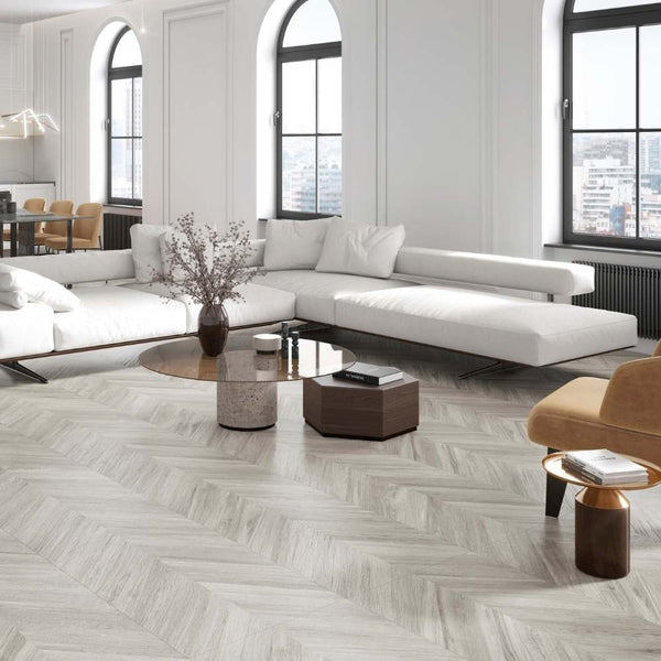 Saxon 24" x 48" Grey Porcelain Matte Tile