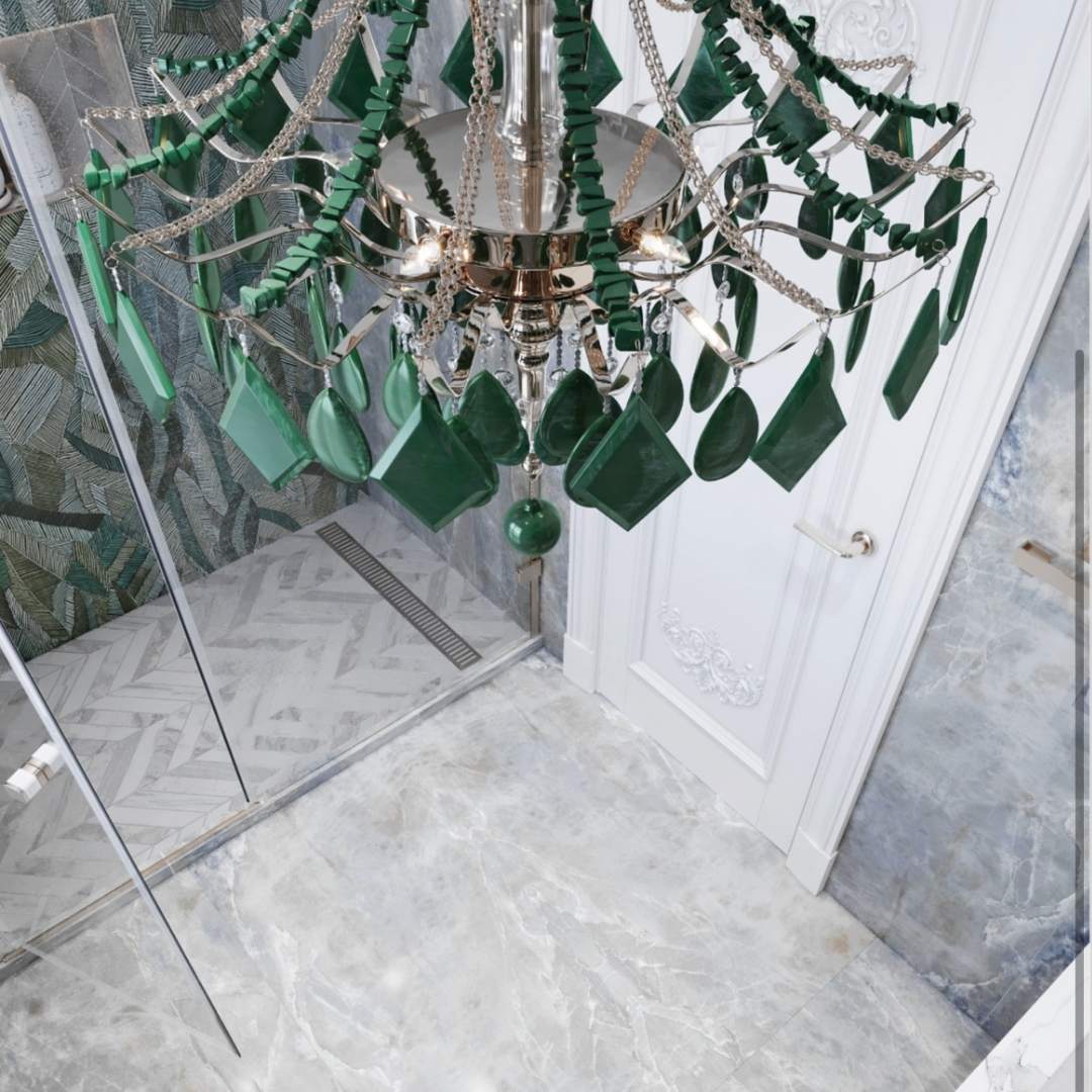 Adonis 24"x48" Blue Porcelain Polished Tile