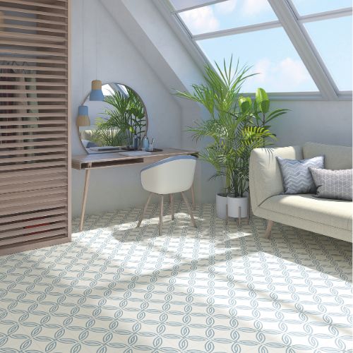 Kindred 8"x8" Blanco Porcelain Matte Tile