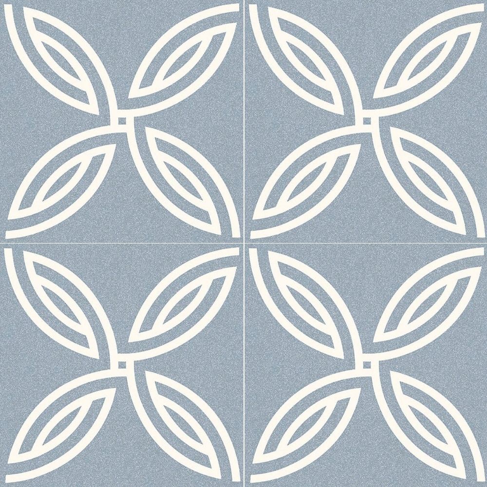 Kindred 8"x8" Cielo Porcelain Matte Tile