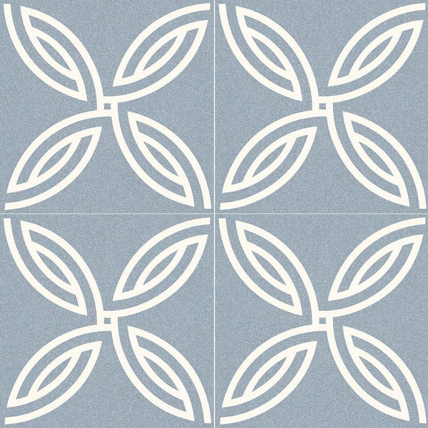 Kindred 8"x8" Cielo Porcelain Matte Tile