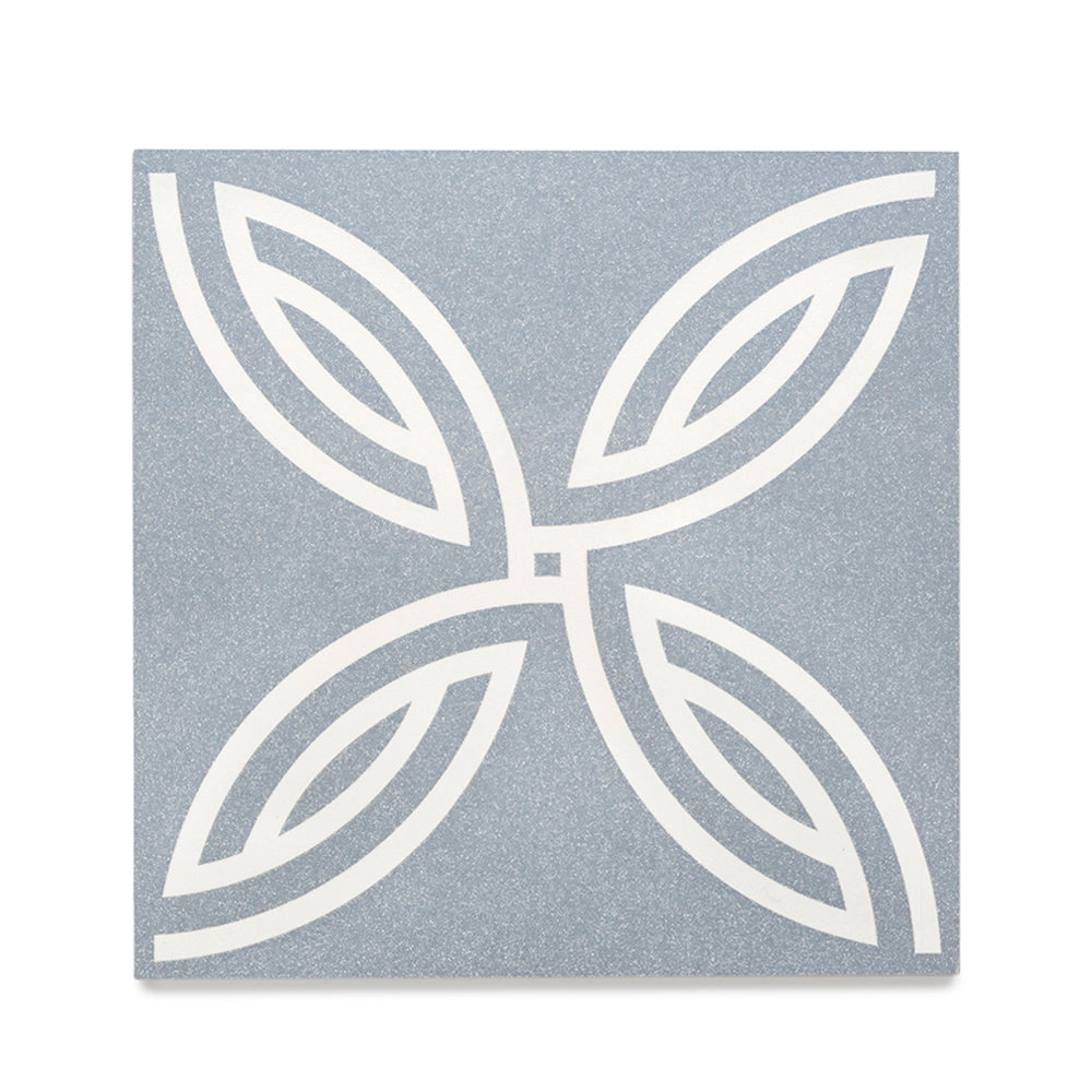 Kindred 8"x8" Cielo Porcelain Matte Tile