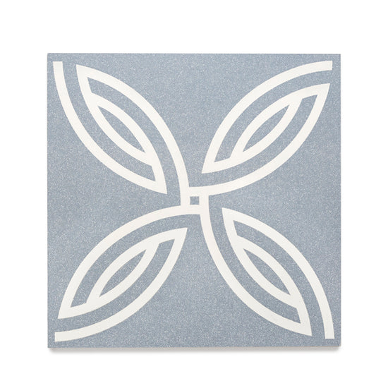 Kindred 8"x8" Cielo Porcelain Matte Tile