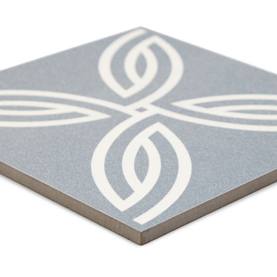 Kindred 8"x8" Cielo Porcelain Matte Tile